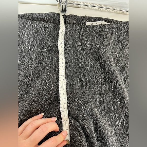 CABI Grey Black Marle Dress Pants Women’s Size 10 Made in USA - Picture 10 of 11